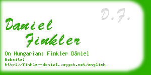 daniel finkler business card
